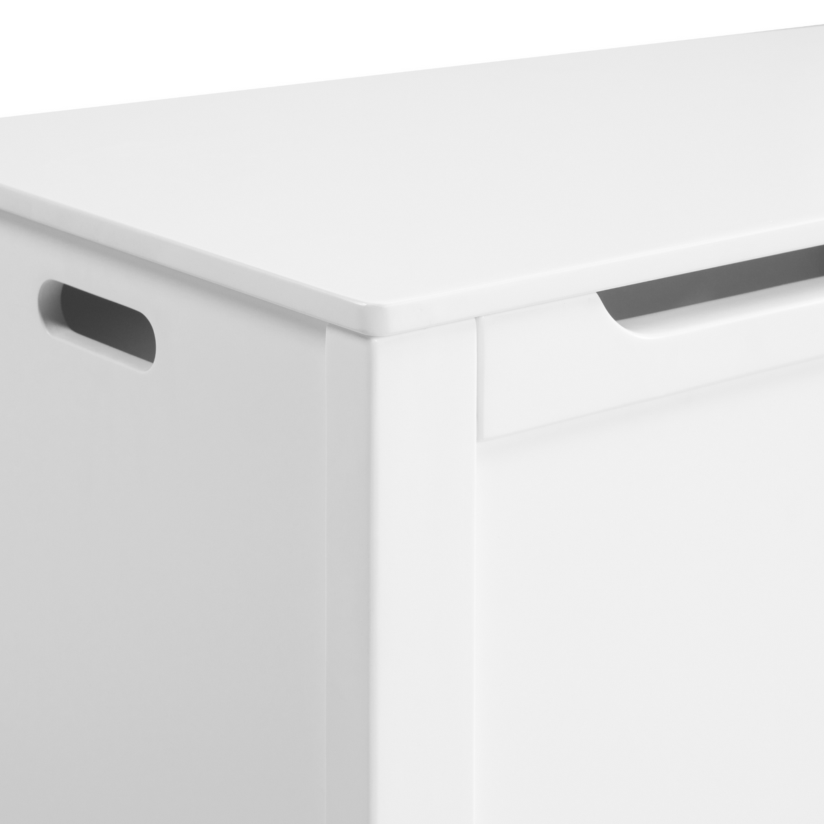 Plain white discount toy box