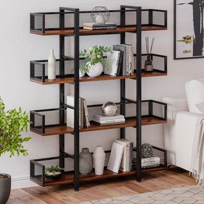 STURDIS 4 Tier Industrial Bookshelf