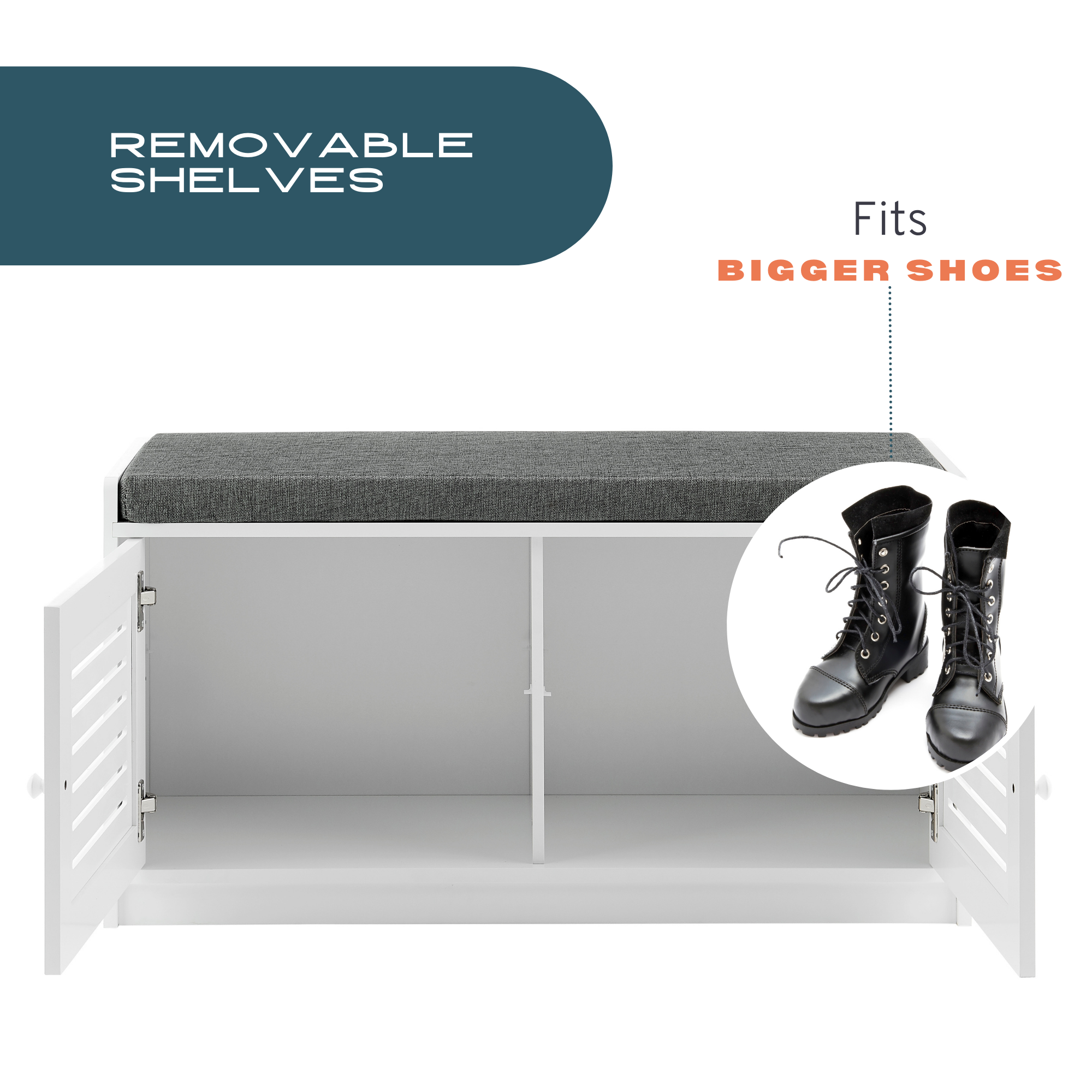 Sturdis shoe discount storage bench